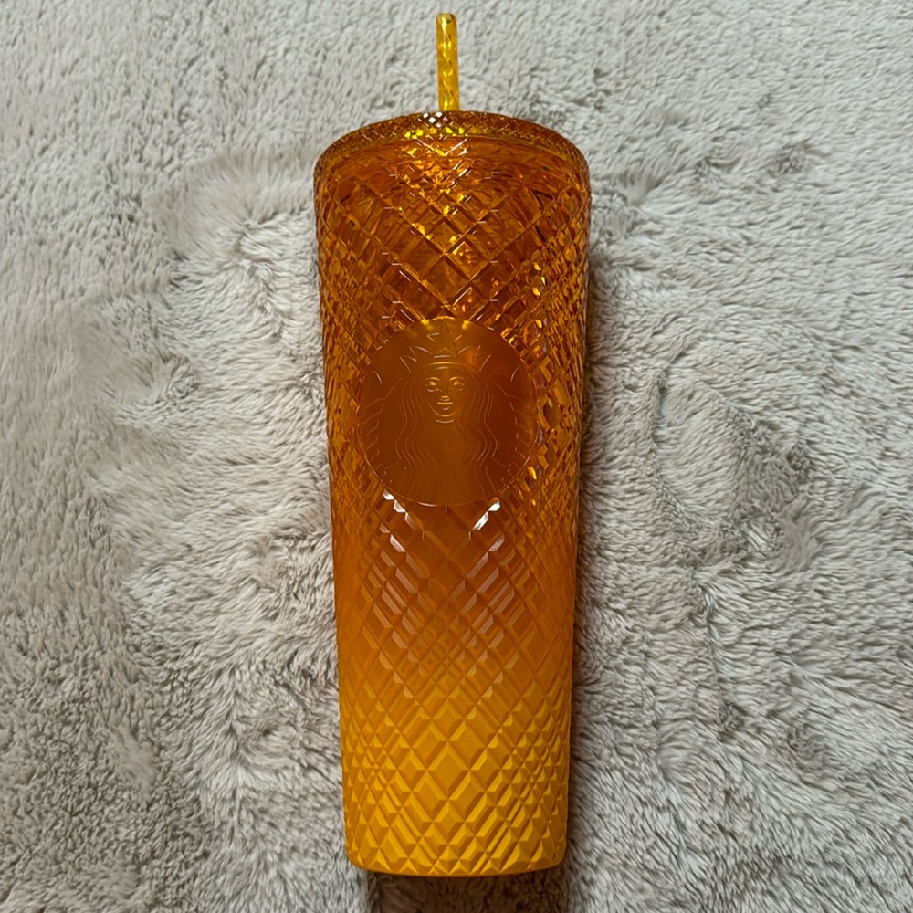 Starbucks Studded Venti Mango Ombré Cup